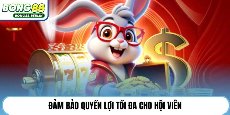 Đảm bảo quyền lợi tối đa cho hội viên.