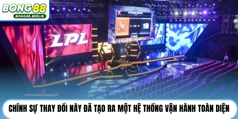 Chính sự thay đổi này đã tạo ra một hệ thống vận hành toàn diện